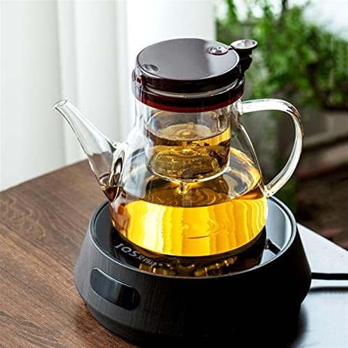 Herbal Tea Pot 900ML Large Capacity Teapot Office with Removable Infuser Tea Room Glass Tea Set Tea Water Separation Filter Teapot Loose Leaf Tea Steeper - Image 7