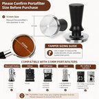 51mm Espresso Tool Kit, Coffee Tamper, Distributor, Funnel, Puck Screen - Image 7