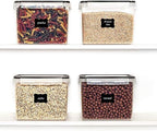 Vtopmart 3.6L Food Storage Containers, 4 PCS, Black - Image 3