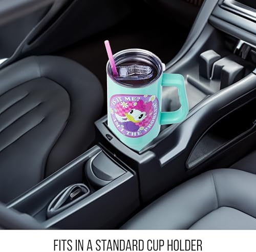 Silver Buffalo Disney Daisy Duck, Stainless Steel Tumbler, 40oz - Image 6
