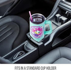 Silver Buffalo Disney Daisy Duck, Stainless Steel Tumbler, 40oz - Image 6