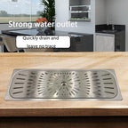 Stainless Steel Drip Tray - Perfect for Homes, Clubs, Bars, Cafes, Restaurants, Hotels, Or Commercial Use - Easy to Clean, No Drainage Required (6.4 * 20.9inch) - Image 7