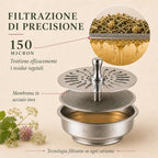 1 | Stainless Steel Infusion Filter with Diffuser – For Herbal Infusions & Extracts Using Espresso Machines, 59 mm Inner Diameter, 70 mm Rim, Compatible with 58/58.4 mm Tampers - Image 5