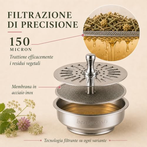1 | Stainless Steel Infusion Filter with Diffuser – For Herbal Infusions & Extracts Using Espresso Machines, 59 mm Inner Diameter, 70 mm Rim, Compatible with 58/58.4 mm Tampers - Image 5