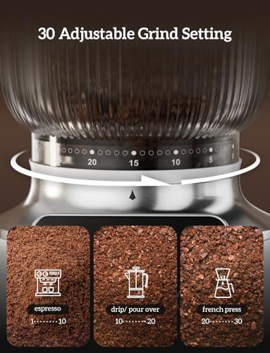 Neretva Stainless Steel Espresso Grinder with Portafilter Holder, White - Image 3