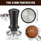 27 PCS Espresso Accessories Kit,Barista Kit 51mmCoffee Tamper Set- with Tamper,Frothing Pitcher，WDT Tool,Espresso Puck Screen and Dosing Funnel,Latte Art Kit - Image 3