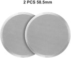 Compatible for IKAPE V3, Reusable Thin & Lightweight Coffee Filter Made of 316 Stainless Steel for Home Espresso Brewing(2PCS 58.5MM) - Image 2