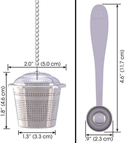 Silver - Medium Tea Infuser + Large Tea Infuser - Image 3