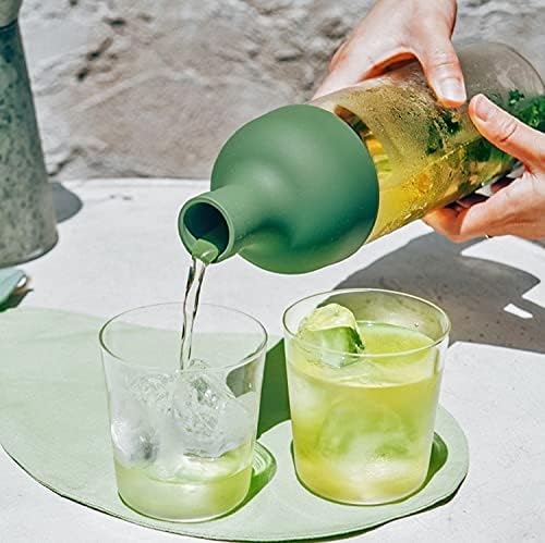 Hario Cold Brew Tea Wine Bottle, 750ml, Olive Green - Image 7