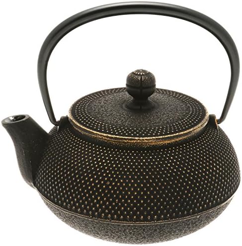 Iwachu Japanese Iron Tetsubin Teapot, Gold/Black by Iwachu