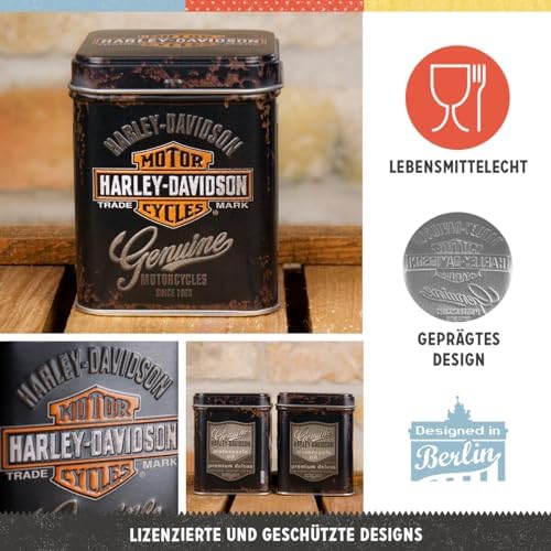 Harley-Davidson Genuine Blechdose Teedose by Nostalgic Art - Image 3