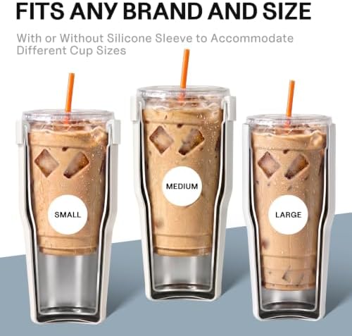 BABLOV GO-PAL 30oz Coffee Tumbler with Straw & Iced To-go Coffee Mug Sleeve - Image 5