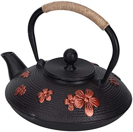 30oz Cast Iron Teapot, Japanese Tetsubin with Straight Hook Spout, Tea Kettle for Home, Tea House - Image 7