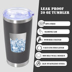 20 oz Tumbler Insulated Tumblers Stainless Steel Coffee Mug,Mix 12PCS - Image 3