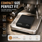 Smart Espresso Coffee Scale with Timer, 0.1g Accuracy, Flow Rate & Ratio - Image 3
