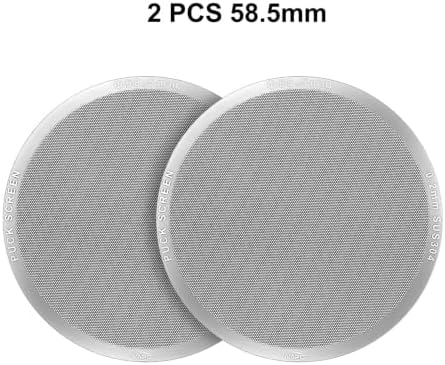 Espresso Puck Screen V3 Thickness, Reusable Metal Thin & light Coffee Filters(2PCS 58.5MM) - Image 2