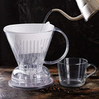 Clever Coffee Dripper | Large 18 oz | Clear | BPA-Free | 100 Filters - Image 5