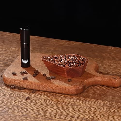 Coffee Storage and Dosing Cup Set - Single Dose Glass Tubes with Wooden Stand, Walnut Dosing Tray, and RDT Spray Bottle - Premium Coffee Preparation Set - Image 6
