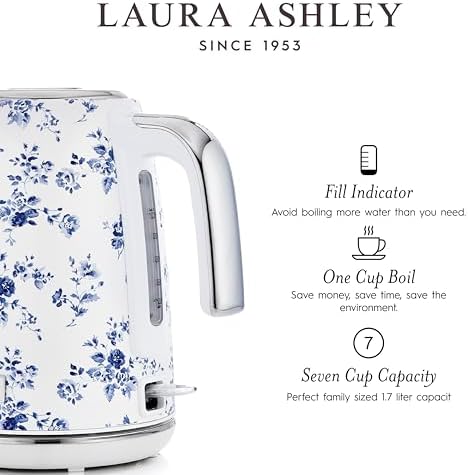 Laura Ashley Electric Kettles for Boiling Water, 1.7L Electric Tea Kettle - Image 5