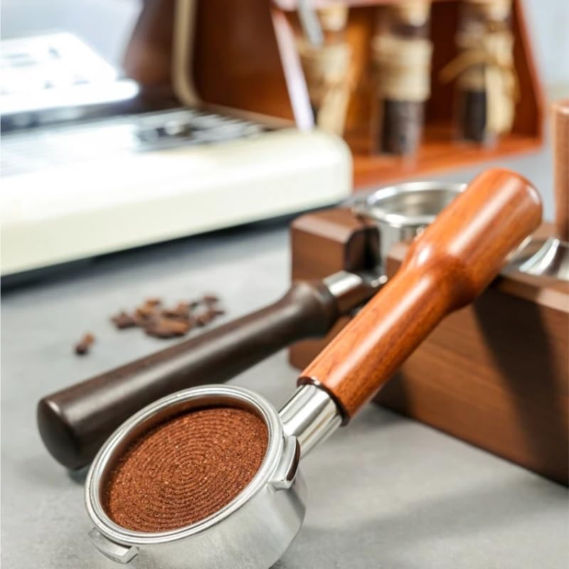 58mm 3 Ear Bottomless Portafilter With 2 Cups Basket，Compatible For HiBREW，h7/h7a/h10a Coffee Machine Accessory(Black ABS) - Image 5
