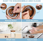 Glass Spice Jars Seasoning Containers Small Glass Jars with Lids Airtight Food Storage Canister for Kitchen Pantry Sugar Tea Coffee Bean Nuts Cookies Herbs Salt (30oz(900ml)*2 pack) - Image 5