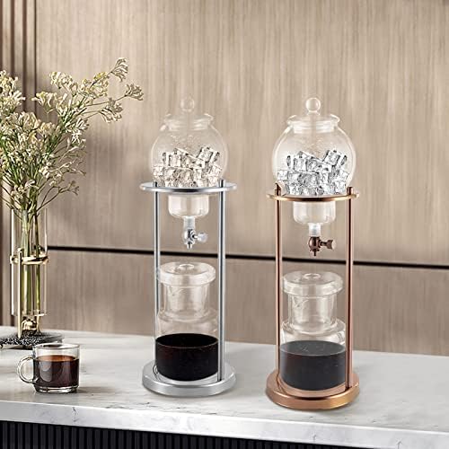 Ice Cold Brew Dripper Coffee Maker, 600 ml Luxury Iced Coffee Maker, Dripper Coffee Maker, Iced Coffee Maker for Kitchen Home Office Cold Brew Maker - Image 3