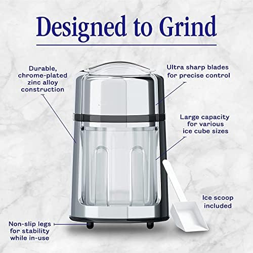Manual Ice Crusher With，Ice Crusher ，Manual Rotary Ice Crusher，Crushes Ice to Your Desired Fineness ，Non-Slip Easy to Use Ice Crusher Hand Crank - Image 3