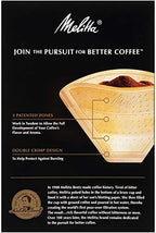 Melitta #4 Gourmet Cone Coffee Filters, Unbleached Natural Brown, 80 Count (Pack of 6) 480 Total Filters Count - Image 3