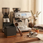 Espresso Portafilter | 54mm Bottomless Portafilter with 3 Ear and Walnut Handle | Fits 54mm Breville Bambino/Barista/Infuser BES450, BES500, BES880, BES810BSS, BES860XL, BES870XL, BES878 - Image 2