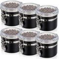 6 Pcs 17 Oz/ 500ml Stainless Steel Canisters for Kitchen by Acellegic
