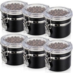 6 Pcs 17 Oz/ 500ml Stainless Steel Canisters for Kitchen by Acellegic