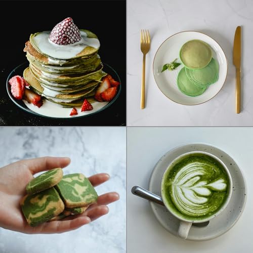4PCS Matcha Tea Whisk Set, Tea Steeper Stirring Matcha Kits, Handmade from 100% Natural Bamboo Matcha Whisk (Chasen), Ceramic Matcha Bowl with Spout, Ceramic Whisk Holder, Scoop - Image 5