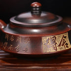 Tea Pot Handmade Purple Sand Teapot, Convenient Travel Tea Set, Household Tea Set Accessories, Chinese Tea Ceremony Supplies, Loose Tea Teapot 150ml Teapot for Infuser - Image 5