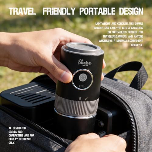 Portable All-in-One American Coffee Maker with Electric Grinder - Image 4
