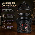 Dicimi Halloween Wax Melt Warmer – 3-in-1 Candle Warmer Lamp for Scented Wax, Wax Melter & Beverage Warmer, Flameless & Energy-Saving, Unique Scentsy Wax Warmer Alternative, Gifts for Friend - Image 4