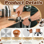 7 Pcs Espresso Accessories Tamper Set WDT Tool Barista Kit 58 mm - Image 3