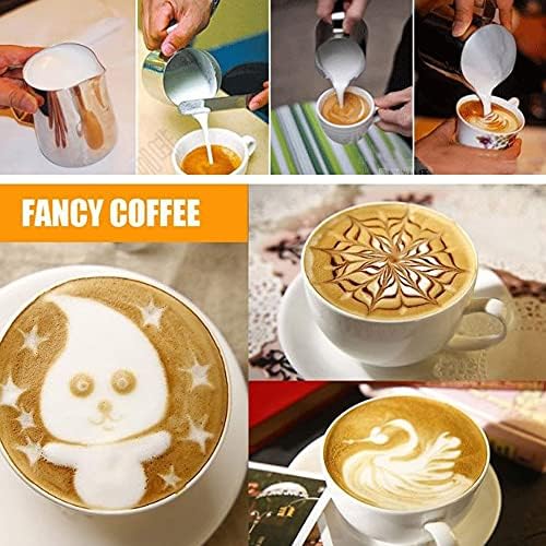 2 Pack Milk Frothing Pitcher 900ml 32oz Large Capacity Steaming Pitchers - Image 6
