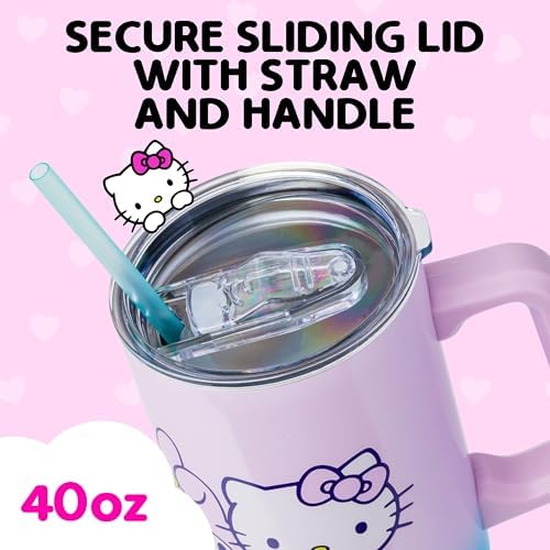 Silver Buffalo Sanrio Hello Kitty and Friends Stainless Steel Tumbler, 40oz - Image 4