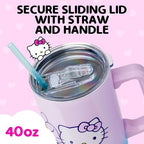 Silver Buffalo Sanrio Hello Kitty and Friends Stainless Steel Tumbler, 40oz - Image 4