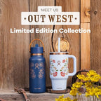 Hydro Flask 32 Oz Travel Tumbler with Handle, Lid and Straw - Insulated Stainless Steel in Western Dark Blue - Image 3