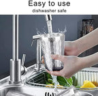 Beasea 15oz Stainless Steel Cups, 4 Pack Double Wall Metal Stackable Insulated Portable Drinking Tumblers Unbreakable Shatterproof Glasses for Home Restaurant Party Camping Travelling - Image 5