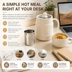 Multi-function Portable Electric Stewing Cup Tea Kettle with Filter - Image 6