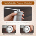 M7 Manual Coffee Grinder,Heptagonal Conical Burr,35g Capacity - Image 3