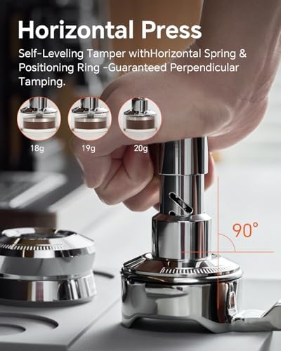 Force Espresso Tamper 53.3mm in Gift Box, All Stainless Steel, Silver - Image 2