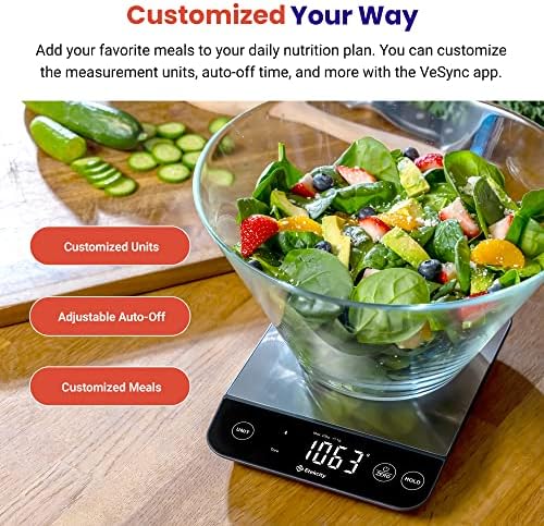 Etekcity 22lb Food Nutrition Scale, Smart Calorie Calculator, Waterproof - Image 5