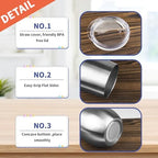 StarSpeed 12oz/6 Pack Insulated Wine Tumbler with Lid,Silver - Image 5