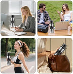 Stainless steel Vacuum Thermoses Bottle With Tea Infuser & Cup,Double Layer Insulated Coffee Bottles for Hot and Cold Drink Water Flask (Silver, 1980ML) - Image 7