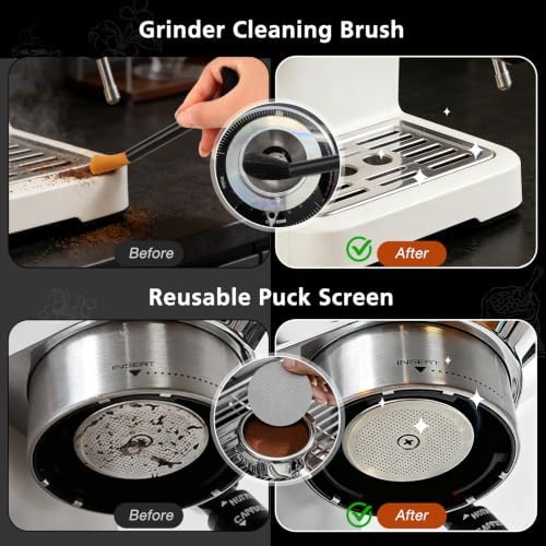 54mm Espresso Accessories Kit with Silicone Tamping Station, 7PCS - Image 6