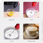 KouRy Kitchen Tools Coffee Milk frother Detachable Hand Blender Egg Beater Handle Stainless Steel Whisk Electric Blender Egg Stirrer Without Battery - Image 5