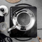 Teapot Kettle-Modern Gas Stainless Steel Whistling Tea Pot For Stovetop With Cool Grip Handle Quick Boil Kettle(5L) - Image 7
